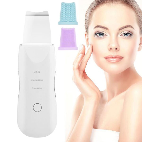 Electric Face Skin Scrubber Deep Facial Cleaning Peeling Shovel Pore Cleaner Blackhead Acne Removal Face Lifting Machine