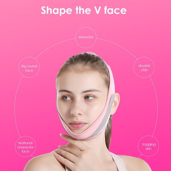 Face Slimming Belt Reusable Graphene V Face Bandage Reduce Double Chin Slimmer Strap Thin Face Mask Facial Lifting Tool - Image 3