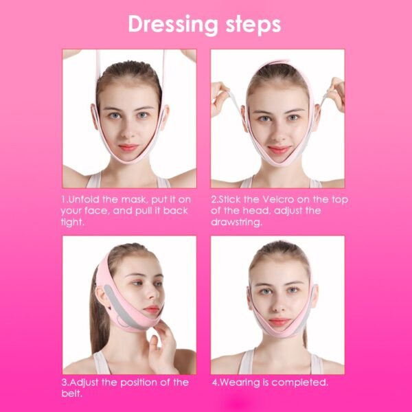 Face Slimming Belt Reusable Graphene V Face Bandage Reduce Double Chin Slimmer Strap Thin Face Mask Facial Lifting Tool - Image 6