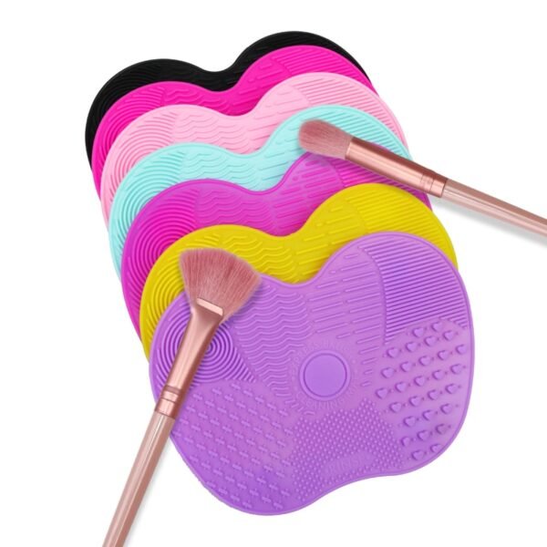 Newest Silicone Brush Cleaner Cosmetic Make Up Washing Brush Gel Cleaning Mat Foundation Makeup Brush Cleaner Pad Scrubbe Board - Image 2