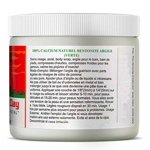 Skin Care Indian Healing Clay Facial Mask Blackhead Remover Deep Cleansing Brightens Skin Tone Shrink Pores Moisturizing Masks - Image 3