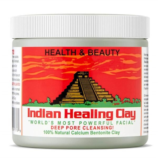 Skin Care Indian Healing Clay Facial Mask Blackhead Remover Deep Cleansing Brightens Skin Tone Shrink Pores Moisturizing Masks
