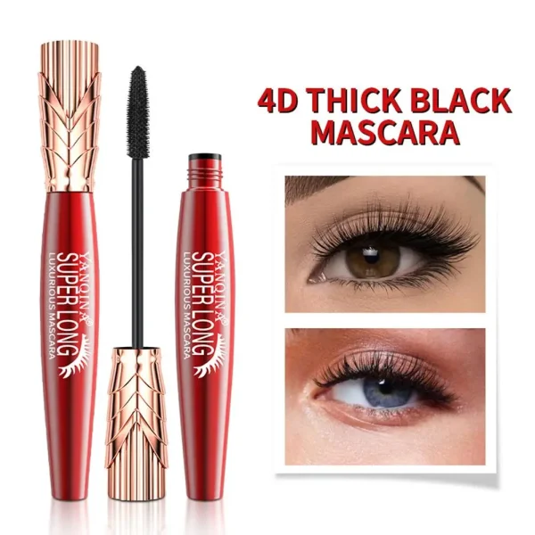 1/2/3/5/8/10PCS 4D Mascara Crown Mascara Lengthening Thick Curly Mascara Waterproof 24h Lasting No Fading Makeup For Beauty - Image 2