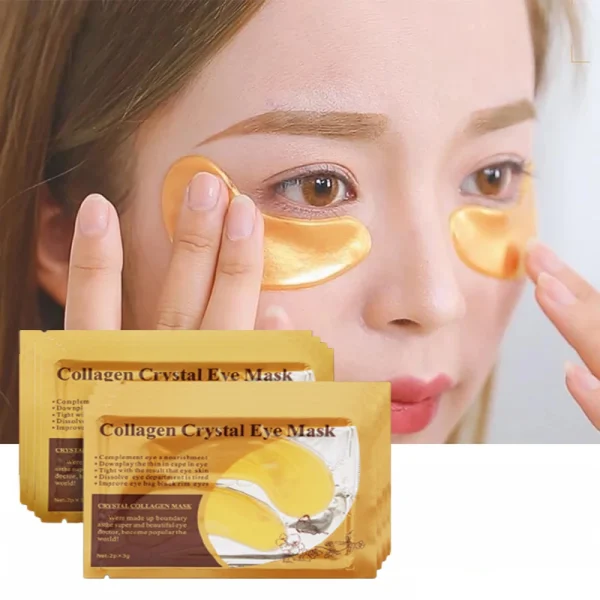 1 Bag Collagen Crystal Eye Face Mask Gel Eye Patches Wrinkle Dark Circles Beauty Eye Pads Moisturizing Skin Care Eyel Patch Mask - Image 2