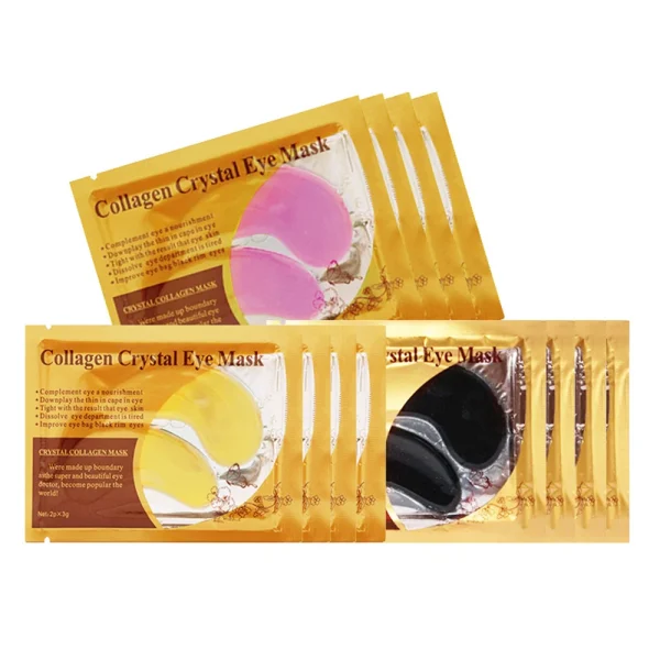 1 Bag Collagen Crystal Eye Face Mask Gel Eye Patches Wrinkle Dark Circles Beauty Eye Pads Moisturizing Skin Care Eyel Patch Mask - Image 5