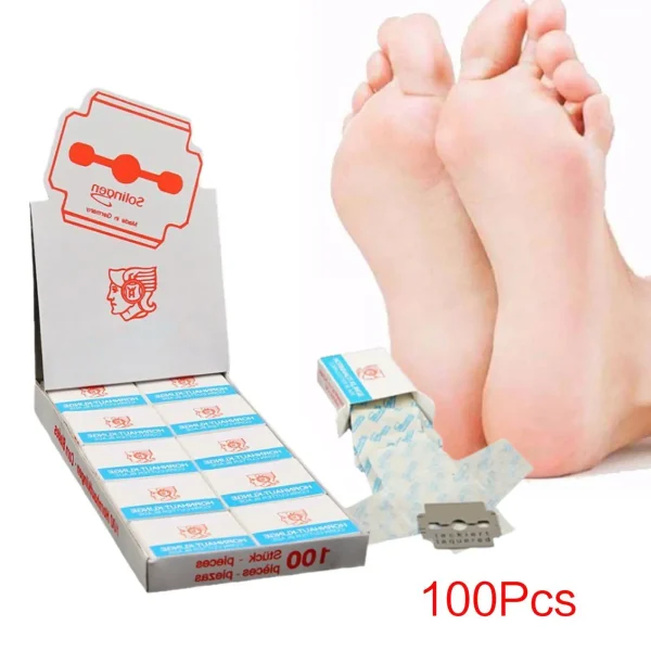 10/100pcs Replacement For Dead Skin Remover Nail Art Tool Perfect Foot Care Pedicure Blades Beauty Products