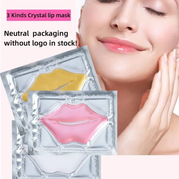 1pcs Collagen Lip Mask Moisturizing Anti Wrinkle Nourishing Beauty Lips Care Labial Moisturizer Lip Patches Gel Pads Skin Care - Image 3