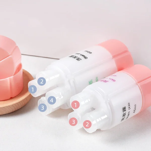 3 In 1 / 4 In1 Travel Refillable Bottle Set Portable Shampoo Shower Gel Lotion Container Empty Bottle