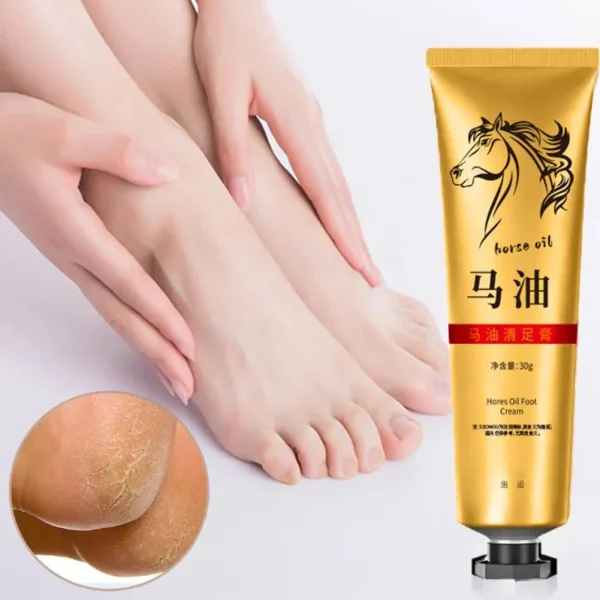 30G Anti Crack Foot Cream Heel Cracked Repair Horse Cream Skin Hand Anti-Drying Callus Removal Care Feet Dead Skin Smooth O M3O9