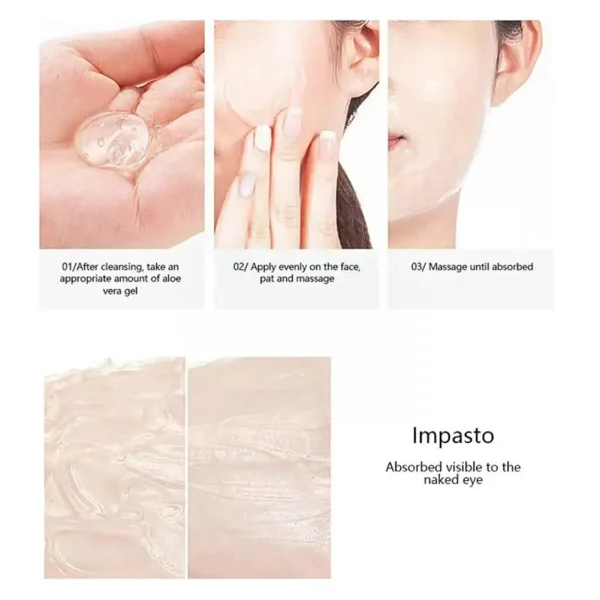30g/100g Aloe Vera Exfoliating Gel Peeling Whitening Improve Skin Products Care Beauty Repair Moisturizing Emulsione R6A6 - Image 4
