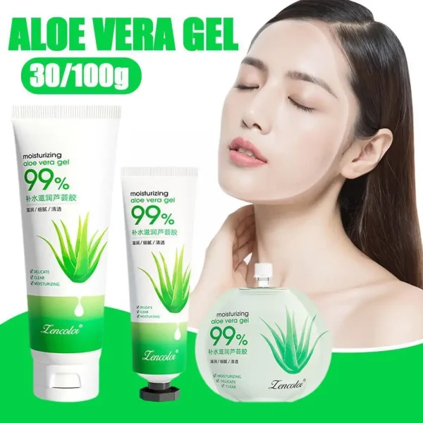 30g/100g Aloe Vera Exfoliating Gel Peeling Whitening Improve Skin Products Care Beauty Repair Moisturizing Emulsione R6A6
