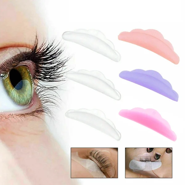 5 Pairs Lash Eyelash Grafting Silicone Perm Pad Eyelash Lifting Pad Reusable 3D Eyelashes Extension Accessories New Beauty Tool