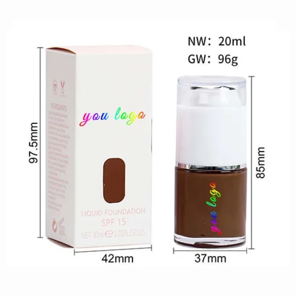 50pcs/lot Face Makeup Cosmetics 16 Colors Private Label HD Concealer For Dark Skin Liquid cream concealer waterproof - Image 6