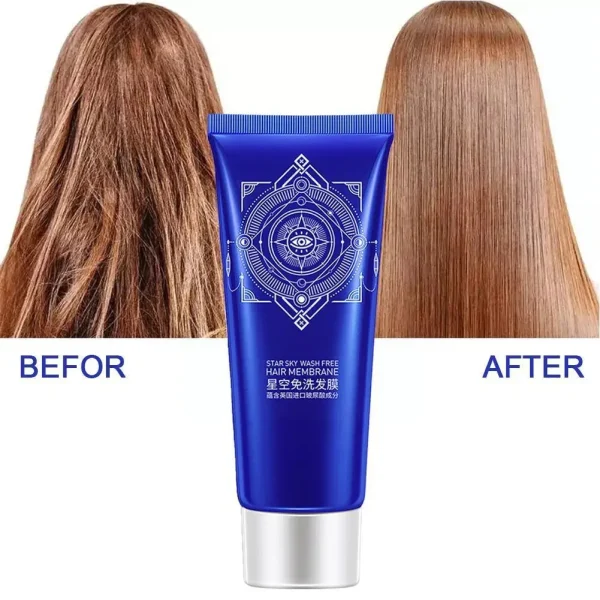 80g Keratin Hair Mask Magical 5 Seconds Repair Damage Care Product Frizzy Balm Root Scalp Hair Soft Straighten Shiny Treatm P7W4