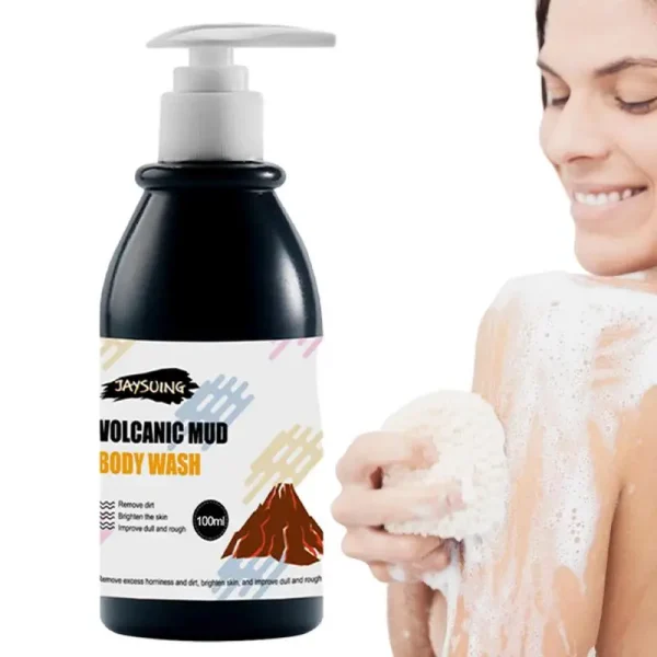 Body Wash Women Volcanic Bubble Bath Shampoo Natural Original Quick Soothing Lathering 100ml Exfoliated Bath Shampoo For Women