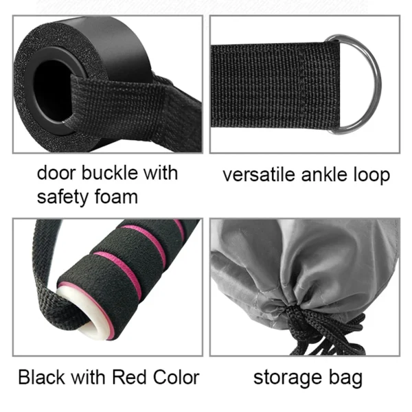 Deiris Resistance Bands Set Exercise Bands Portable Gym Accessories Professional Fitness Training Physical Therapy Home Workouts - Image 6