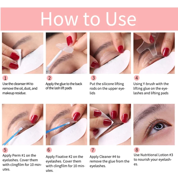 Dropshipping ICONSIGN Lash Lift Kit Lifiting Eyelash Enhancer Calia Set Lashes Perm Eyes Makeup Tools Can Do Your Logo - Image 4