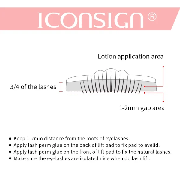 Dropshipping ICONSIGN Lash Lift Kit Lifiting Eyelash Enhancer Calia Set Lashes Perm Eyes Makeup Tools Can Do Your Logo - Image 5