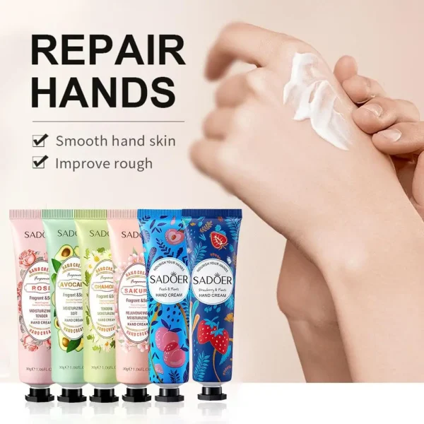 Hand Cream Moisturizer Perfumes Natural Plant Essence 30ml Lotion Care Hands Care Hand Skin Products Moisturizing Handcream O5F5
