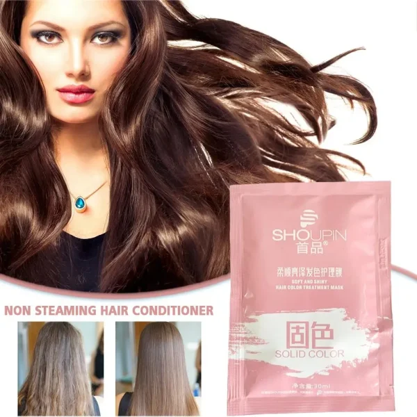 Keratin Hair Mask Magical 5 Seconds Repair Damage Frizzy Scalp Shiny Care Balm Straighten Soft Root Product Hair Treatment Y4O8