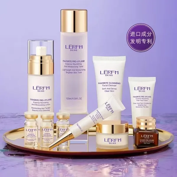 LERFM Luxury Glass Color Enhances Nourishment and Moisturizes the Face with a 10 Piece Set of Moisturizers - Image 4
