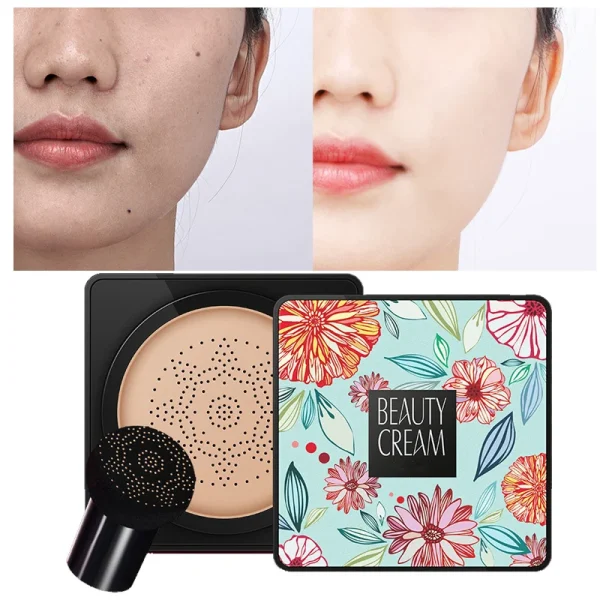 Mushroom Head Air Cushion, CC Cream Natural Moisturizing Foundation Concealer Whitening Oil-control Makeup Cosmetics BB Cream - Image 2