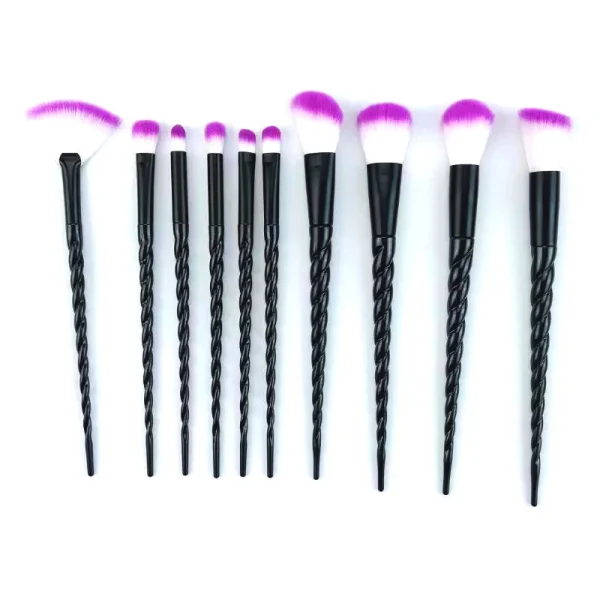 Professional Makeup Brushes Set Unicorn Foundation Powder Contour Eyeshadow Cosmetic Brush Diamond Mermaid Blending Beauty Tools - Image 4
