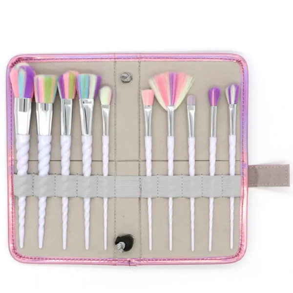 Professional Makeup Brushes Set Unicorn Foundation Powder Contour Eyeshadow Cosmetic Brush Diamond Mermaid Blending Beauty Tools - Image 6