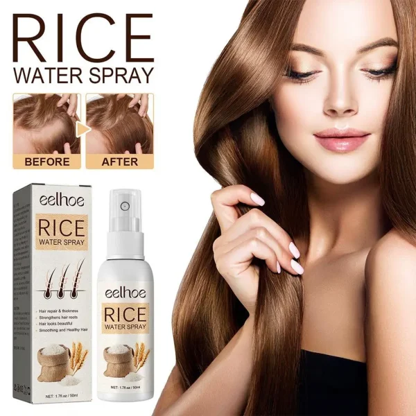Rice Dense Hair Spray Rice Water Spray Serum Snti-Hair Loss Seborrheic Hair Loss Repair Rice Shampoo For Men Women