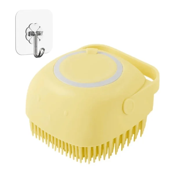 652C Silicone Body Brush Shower Scrubber with Shower Gel Dispenser Function Soft Bath Massage Exfoliating Cleaning for Women Men - Image 6