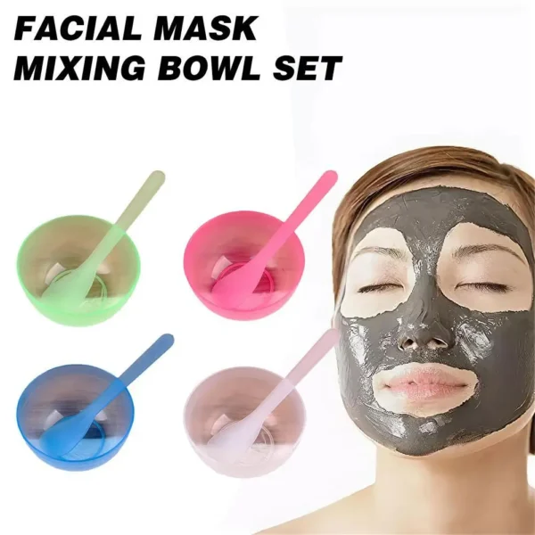 Mask Tool Set Mask Mixing Bowl Set Girl Facial Skin Tool Mixing Cosmetic Mask Female Care Accessories Beauty Kit Supplies B F8X7 - Image 2