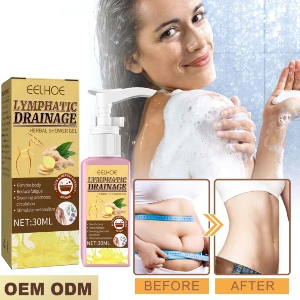 Shower Gel Lymphatic Drainage-Herbal Body Wash Weight Loss For Women Body Care D2TA - Image 3