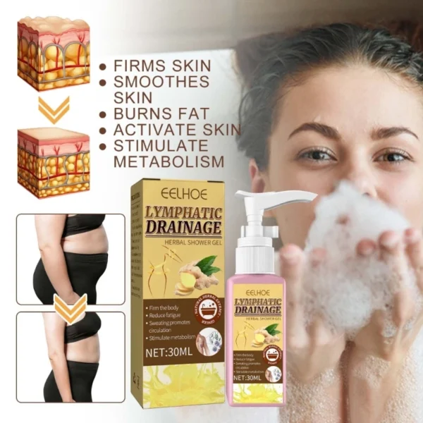 Shower Gel Lymphatic Drainage-Herbal Body Wash Weight Loss For Women Body Care D2TA - Image 4