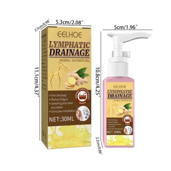 Shower Gel Lymphatic Drainage-Herbal Body Wash Weight Loss For Women Body Care D2TA - Image 6