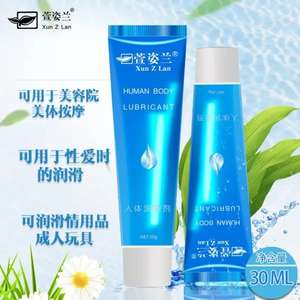 Water Soluble Based Natural Intimate Anal Lubricant for Men and Women Lube Body Housing Lubricants Gel Lubricants Massage Cream - Image 2